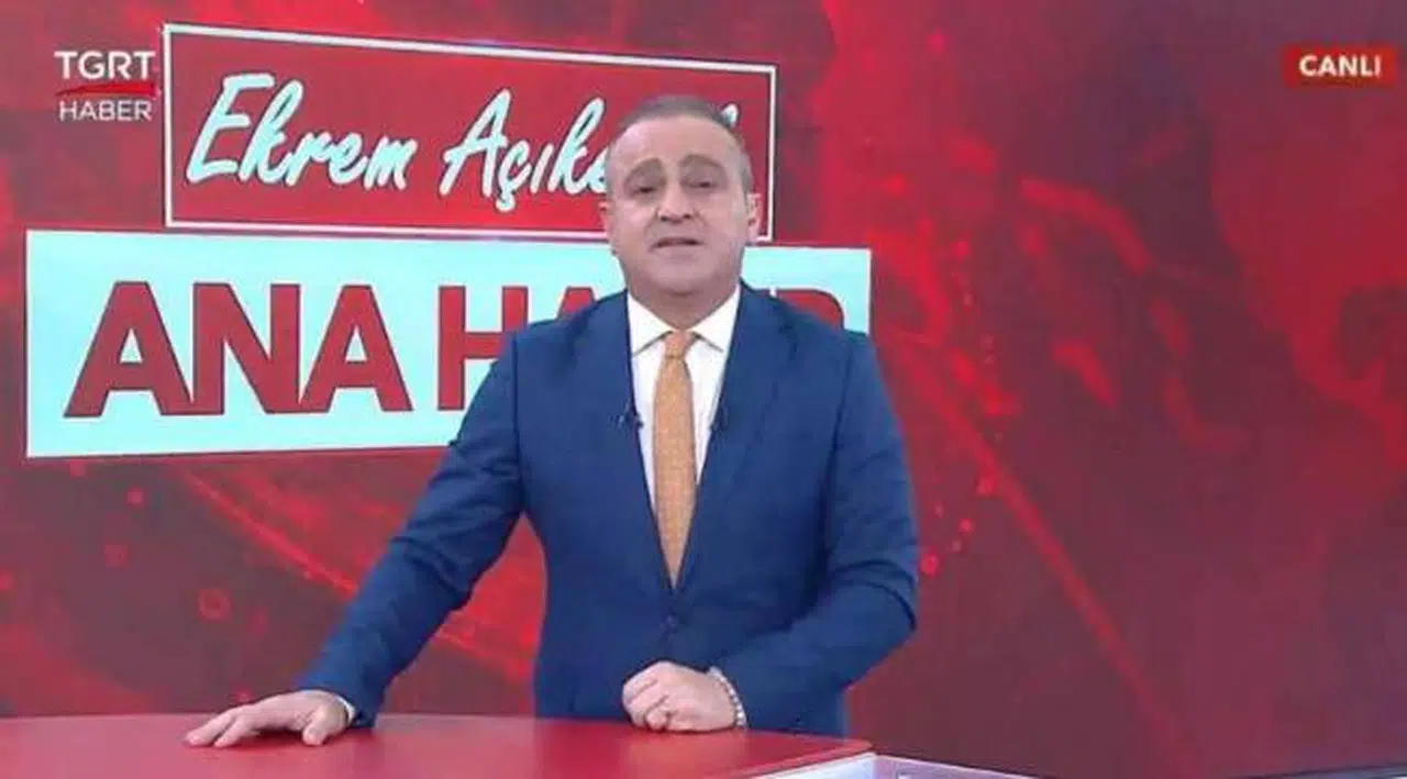 TGRT sunucusu Ekrem Açıkel'den canlı yayında akaryakıt isyanı