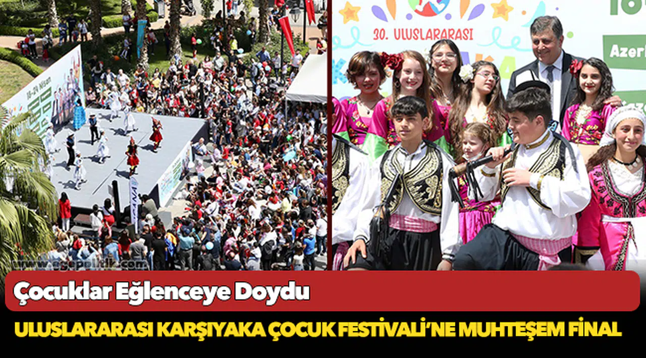 Uluslararası Karşıyaka Çocuk Festivali’ne Muhteşem Final