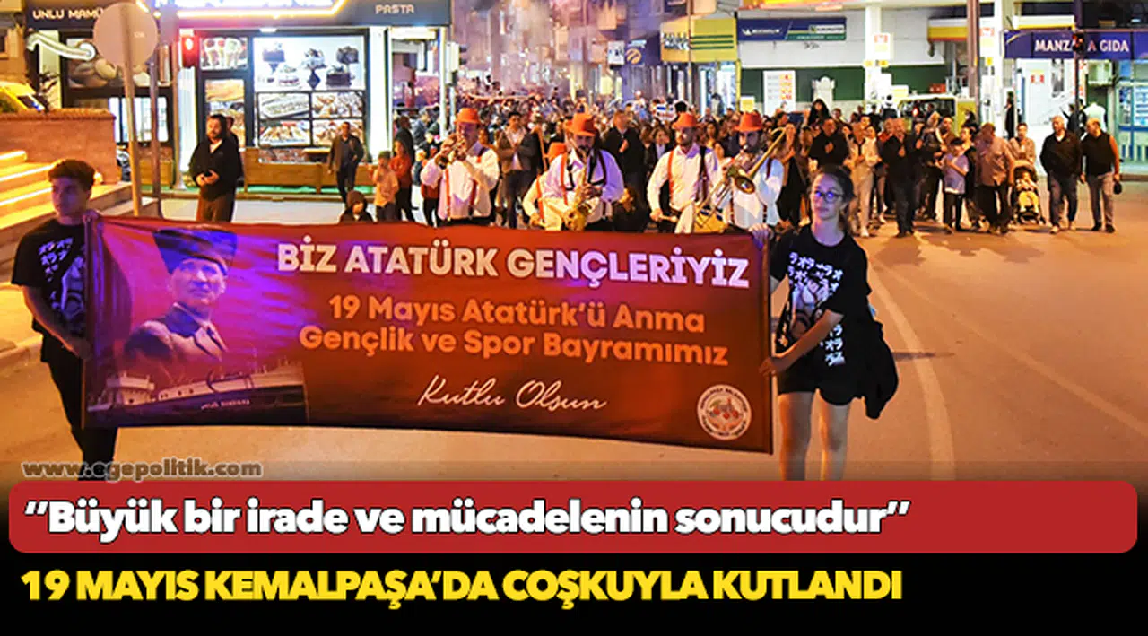 19 Mayıs Kemalpaşa'da coşkuyla kutlandı