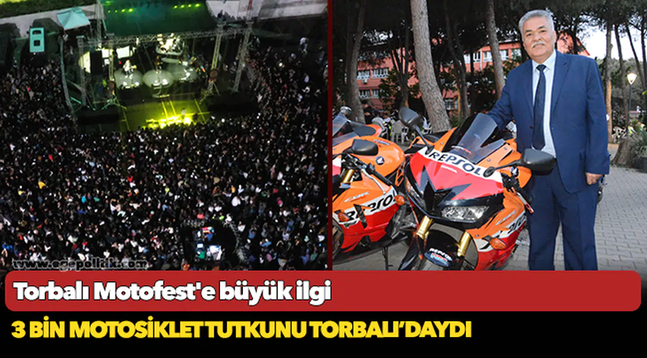3 bin motosiklet tutkunu Torbalı’daydı