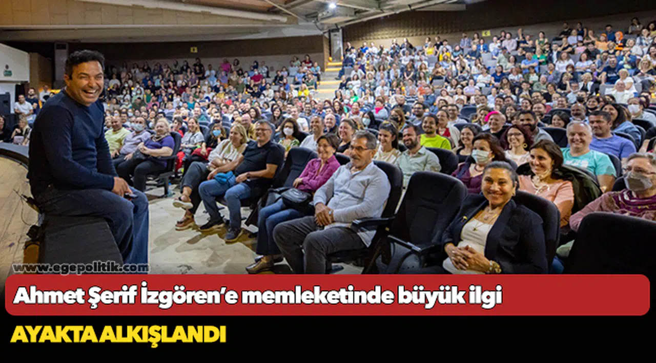 Ahmet Şerif İzgören’e memleketinde büyük ilgi