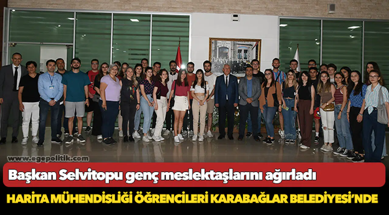 Başkan Selvitopu genç meslektaşlarını ağırladı