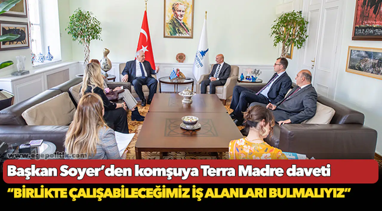 Başkan Soyer’den komşuya Terra Madre daveti