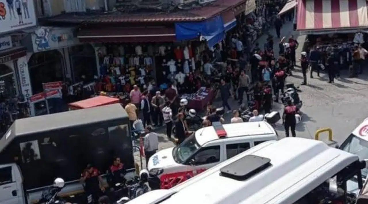 Beyazıt'ta silahlı çatışma: Bir polis yaralandı