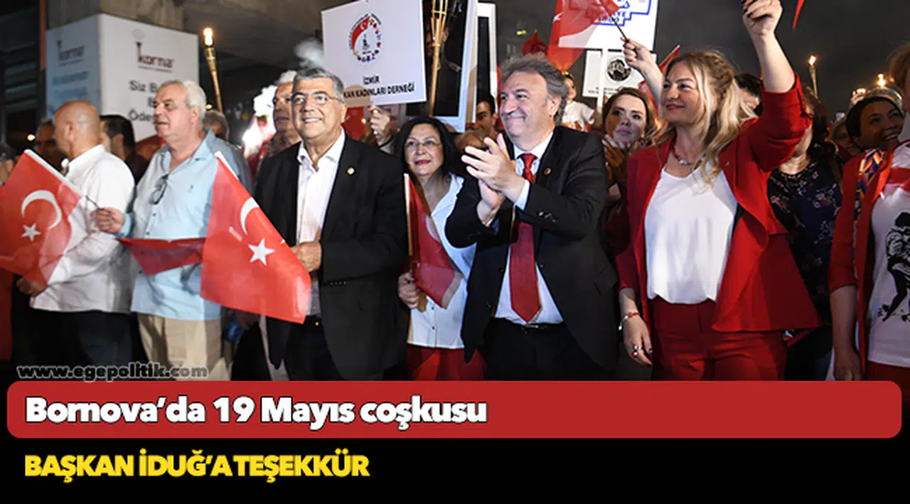 Bornova’da 19 Mayıs coşkusu