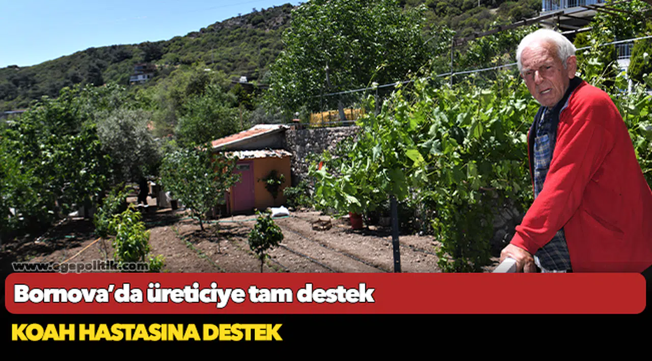 Bornova’da üreticiye tam destek