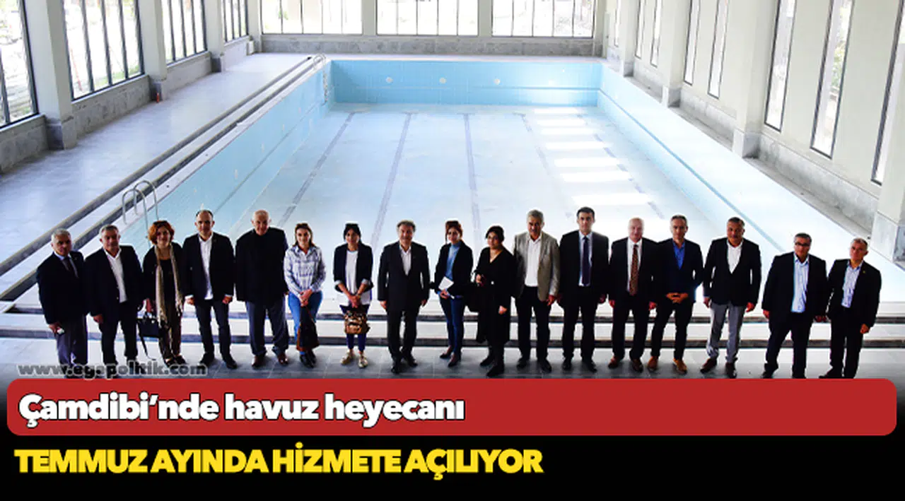 Çamdibi’nde havuz heyecanı