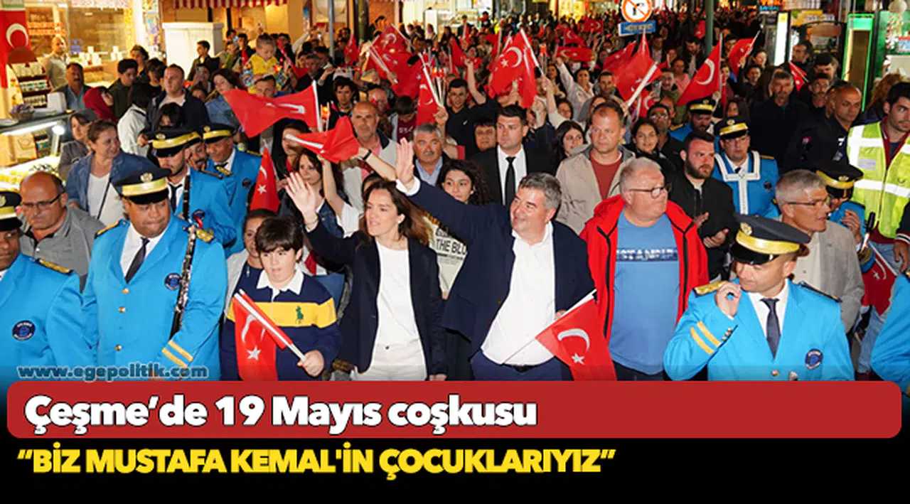 Çeşme’de 19 Mayıs coşkusu