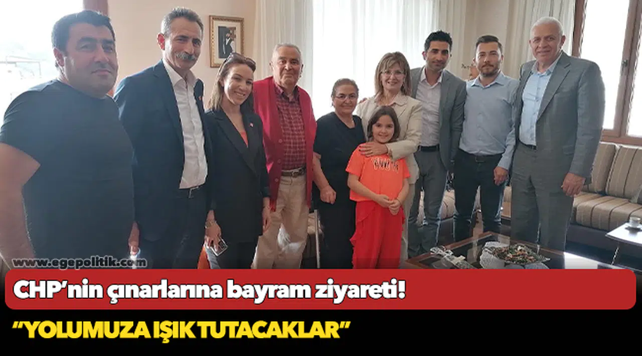 CHP’nin çınarlarına bayram ziyareti!