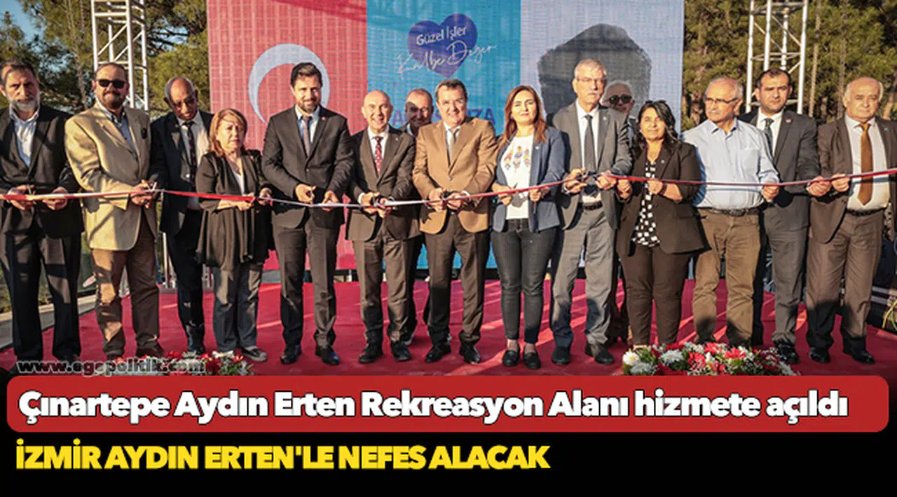 Çınartepe Aydın Erten Rekreasyon Alanı hizmete açıldı