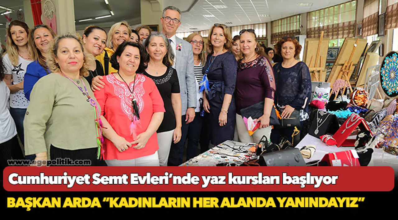 Cumhuriyet Semt Evleri’nde yaz kursları başlıyor