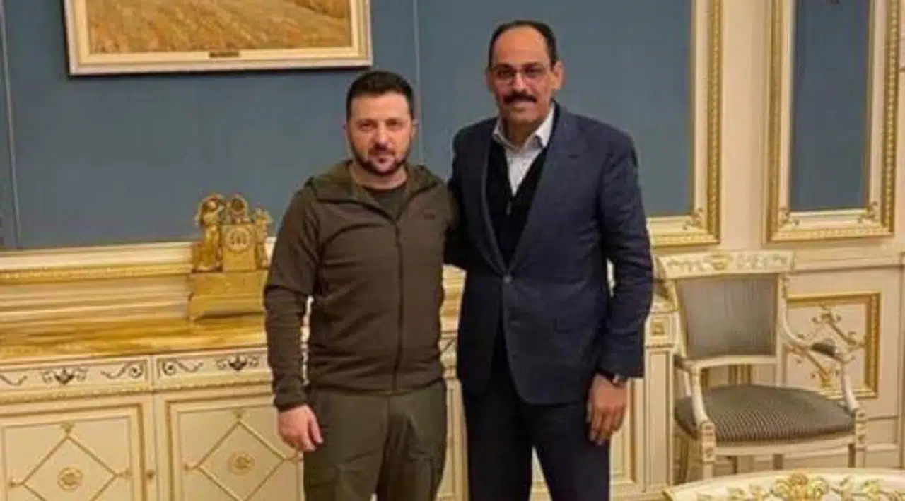 İbrahim Kalın Kiev’de Zelenski ile görüştü