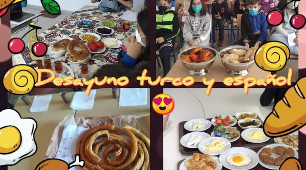 İspanyolca e-Twinning projesi ortak kahvaltıyla final yaptı