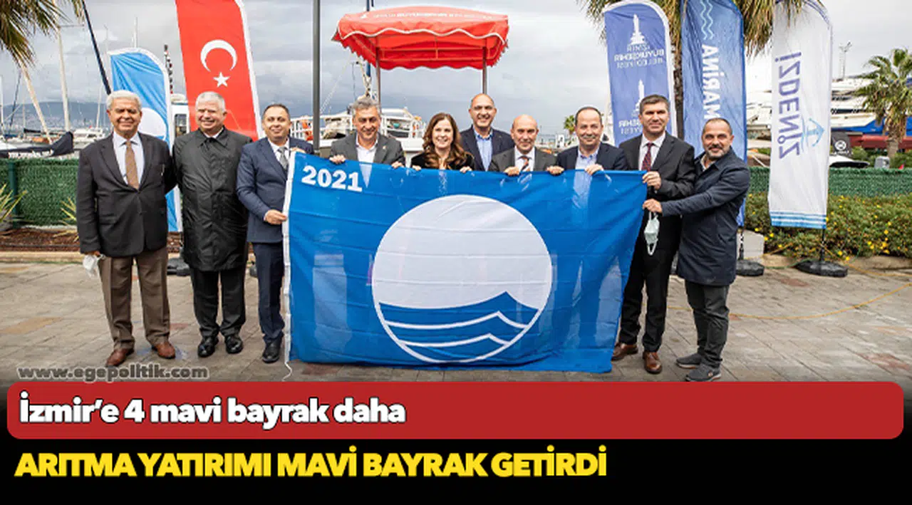 İzmir’e 4 mavi bayrak daha