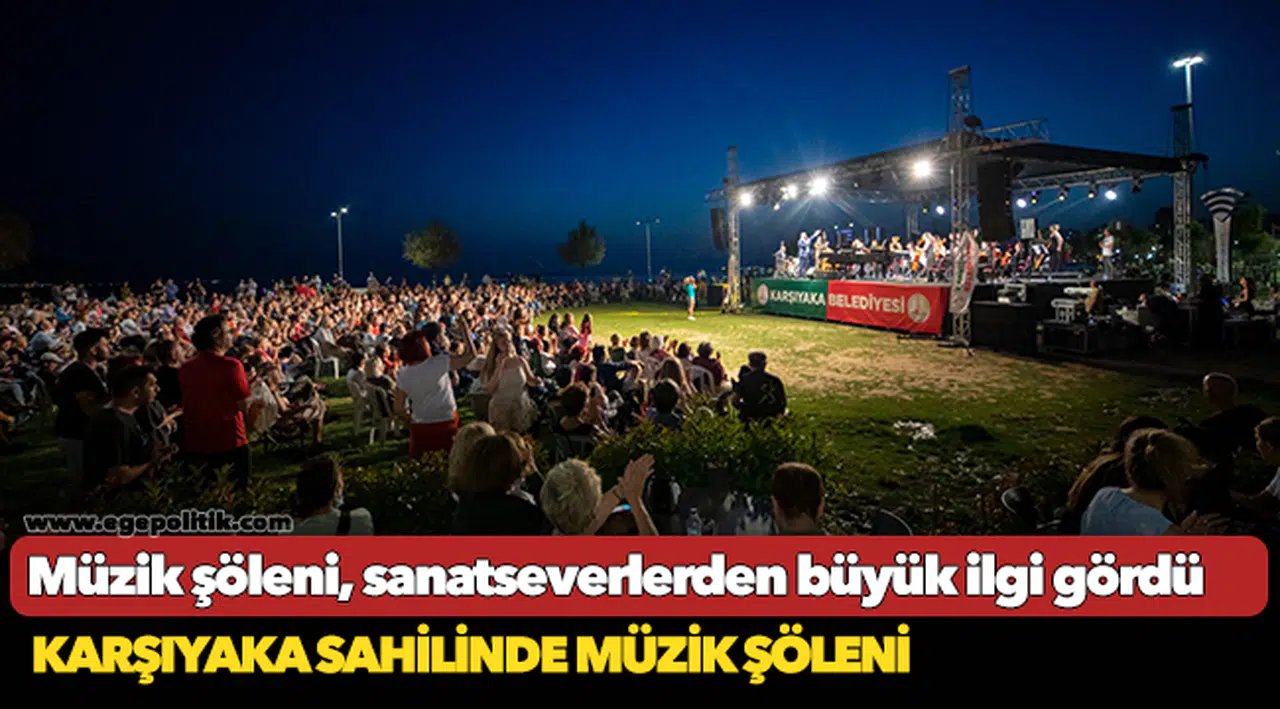Karşıyaka Sahilinde Müzik Şöleni