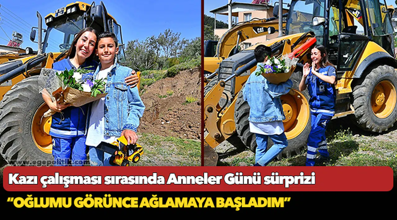 Kazı çalışması sırasında Anneler Günü sürprizi