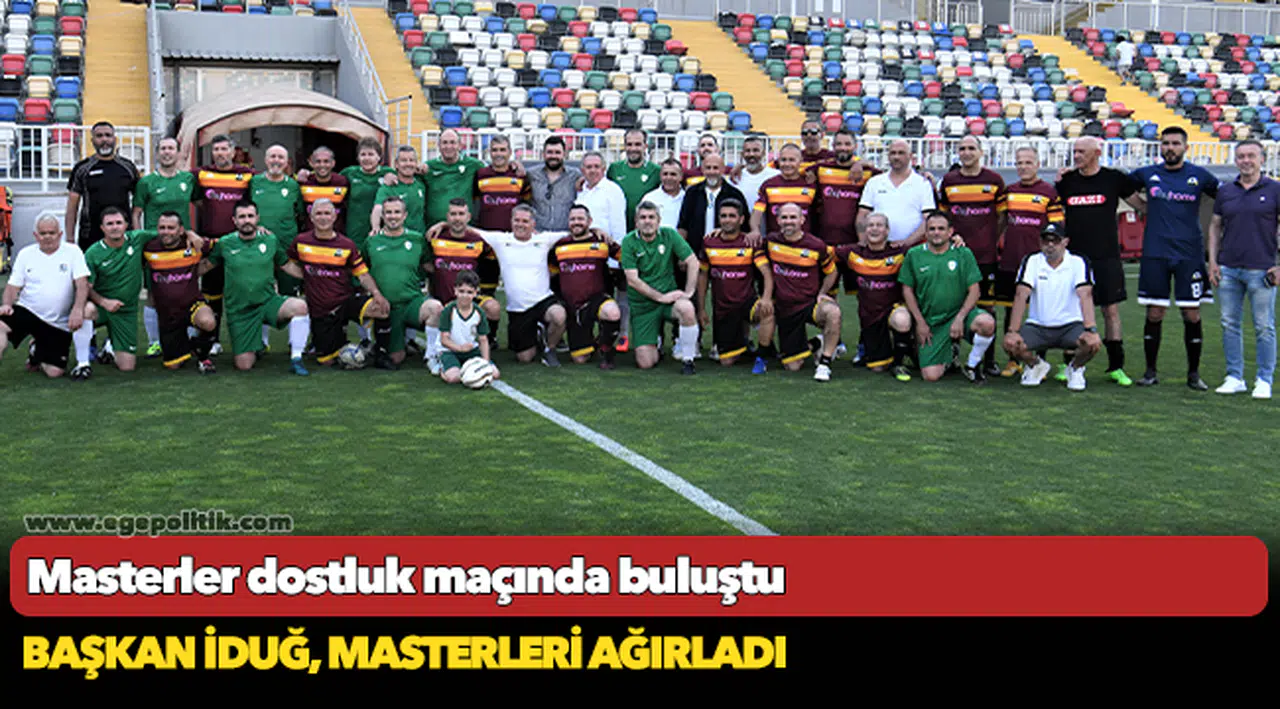 Masterler dostluk maçında buluştu
