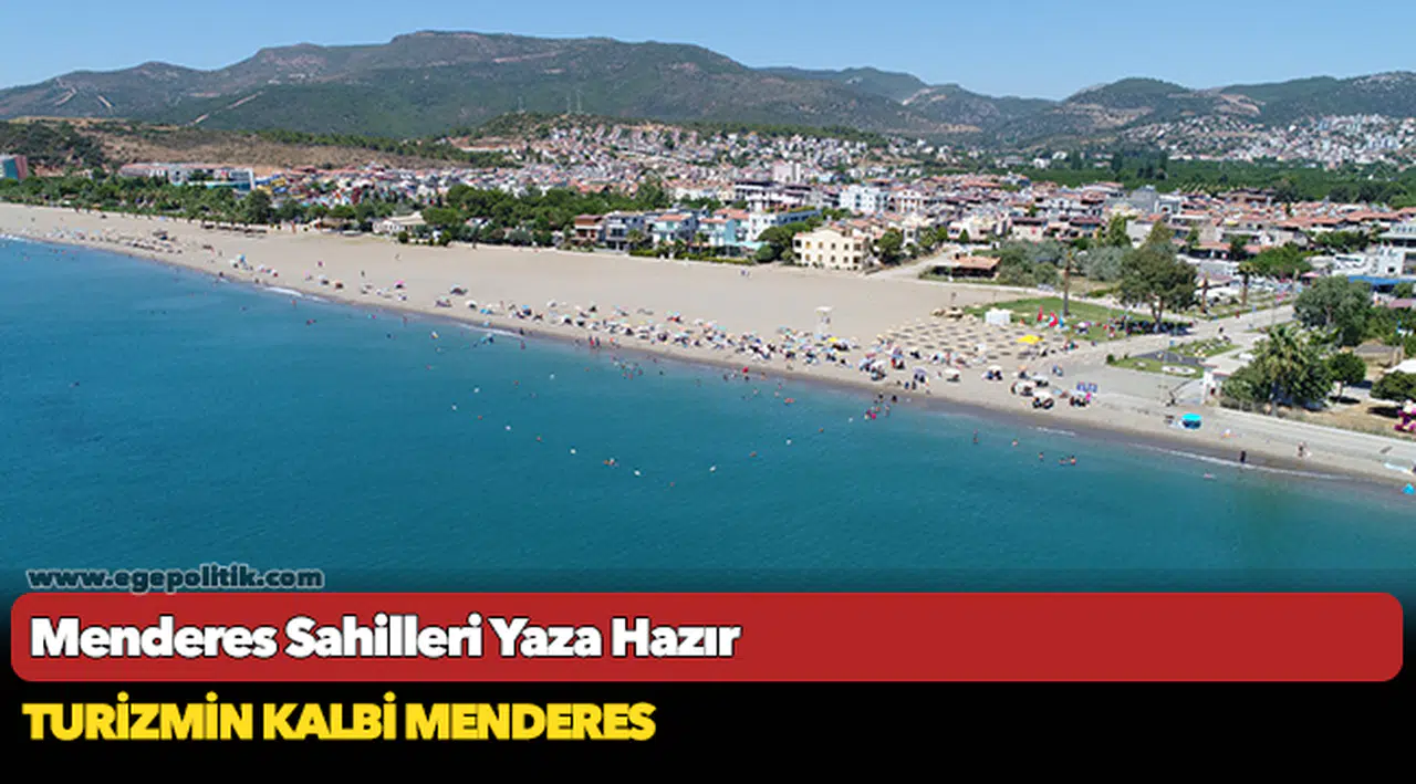 Menderes Sahilleri Yaza Hazır