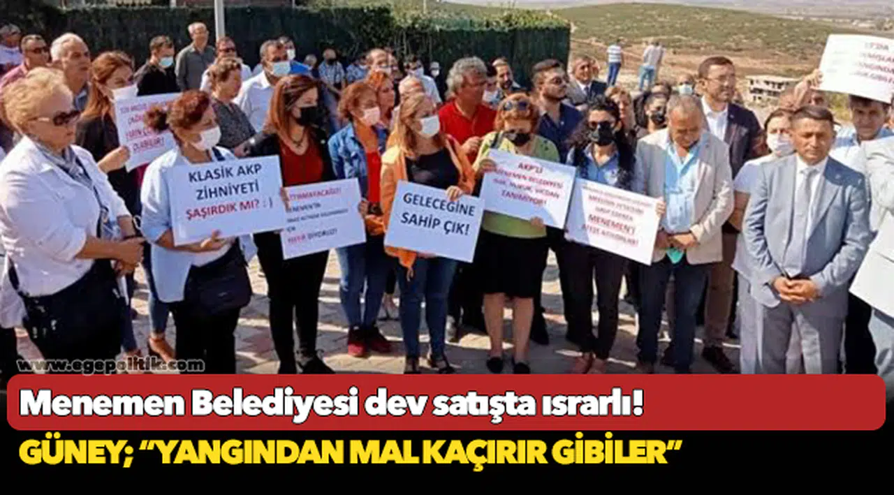 Menemen Belediyesi dev satışta ısrarlı!