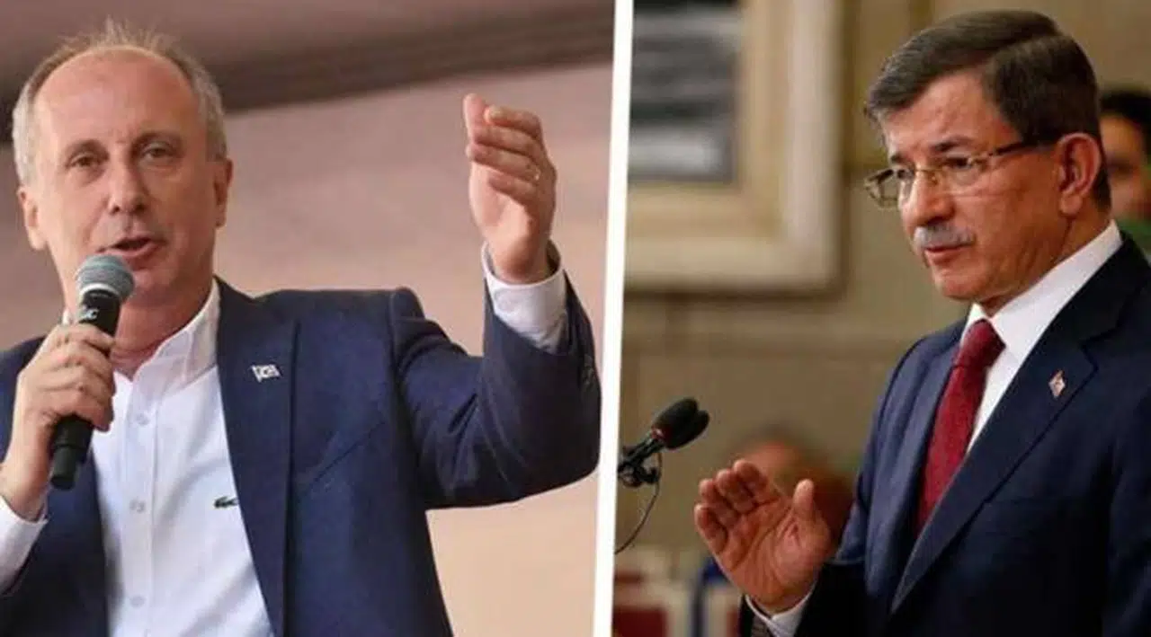 Muharrem İnce'den Ahmet Davutoğlu'na sürpriz ziyaret