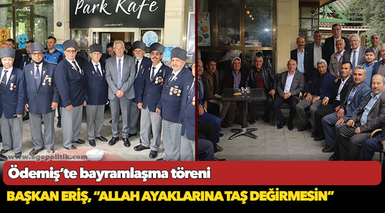 Ödemiş’te bayramlaşma töreni