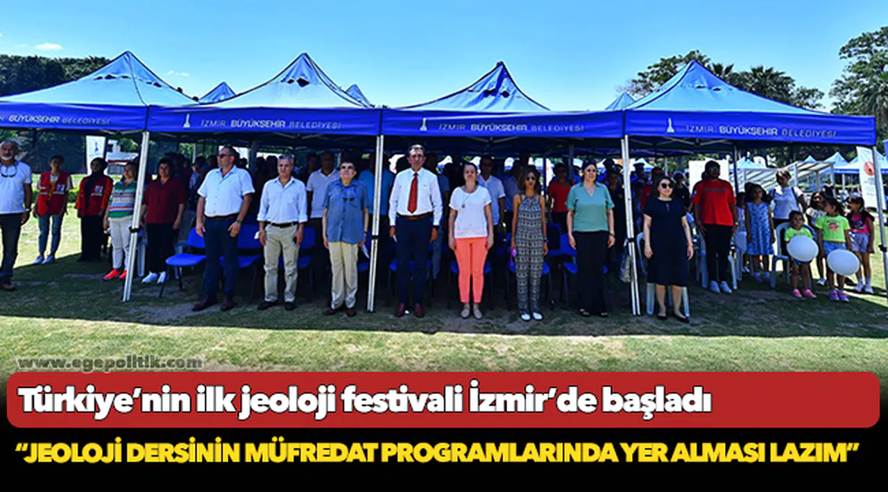 Türkiye’nin ilk jeoloji festivali İzmir’de başladı