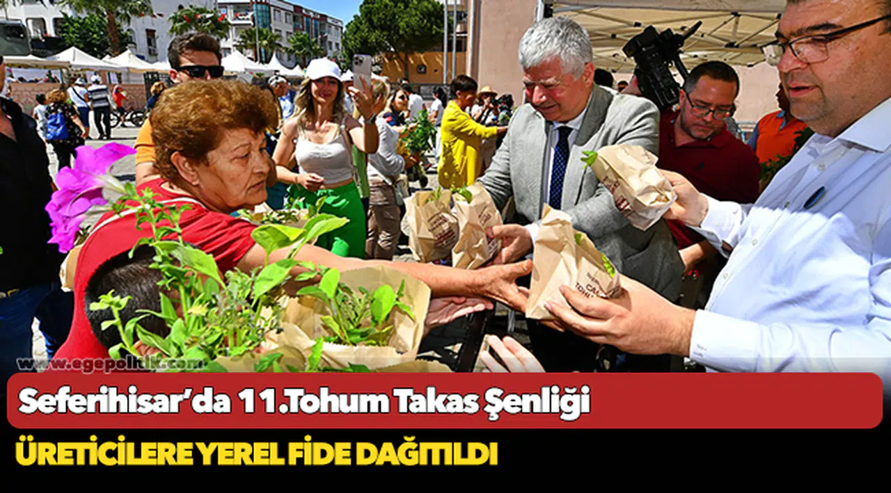 Üreticilere yerel fide dağıtıldı