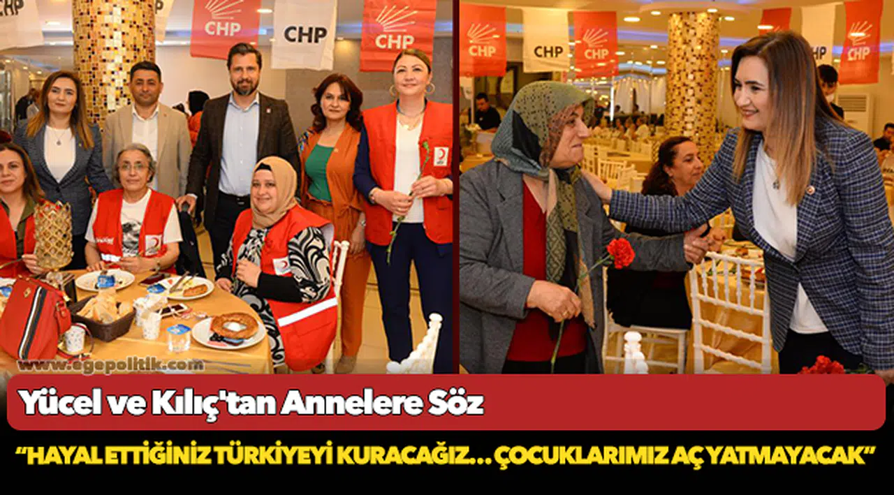 Yücel ve Kılıç’tan annelere söz!