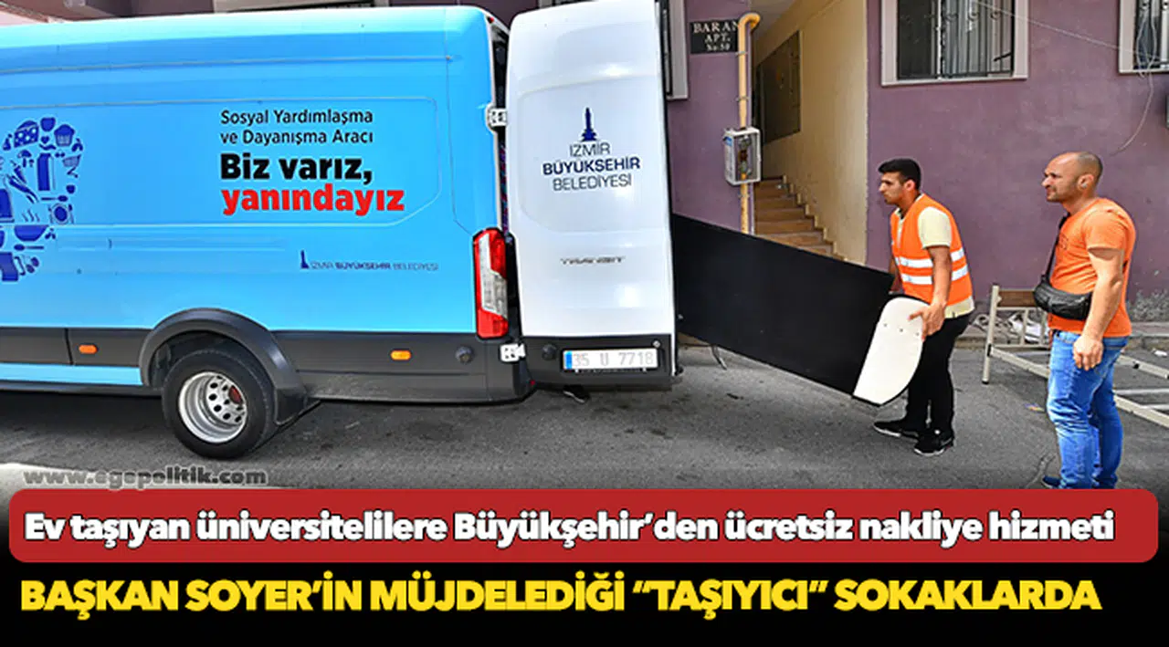 Başkan Soyer’in müjdelediği “Taşıyıcı” sokaklarda