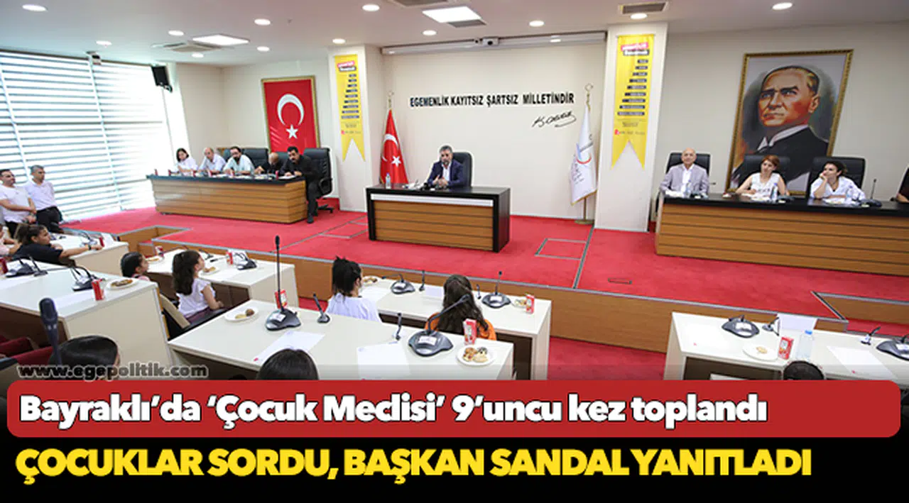 Bayraklı’da ‘Çocuk Meclisi’ 9’uncu kez toplandı