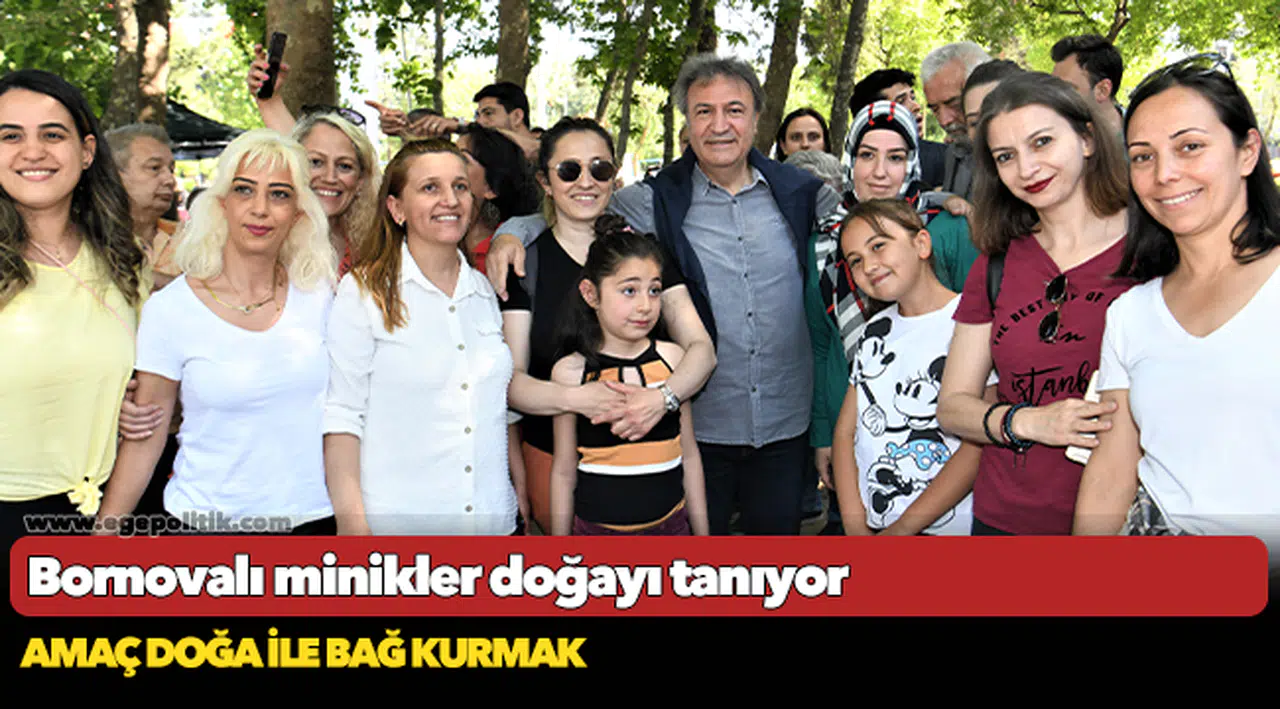 Bornovalı minikler doğayı tanıyor