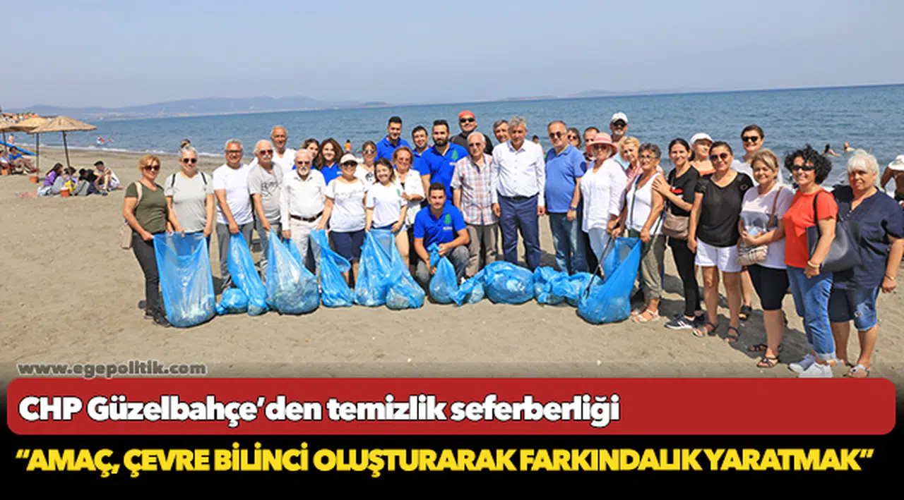 CHP Güzelbahçe’den temizlik seferberliği
