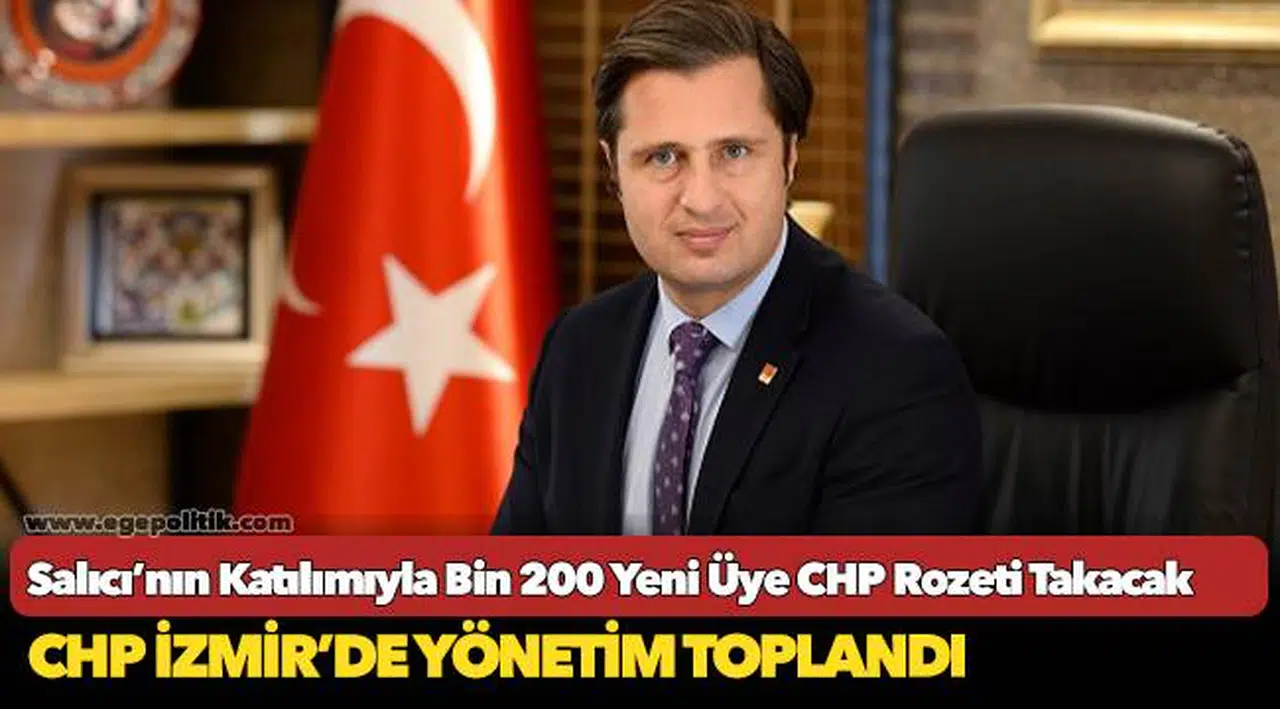 CHP İzmir’de Yönetim Toplandı