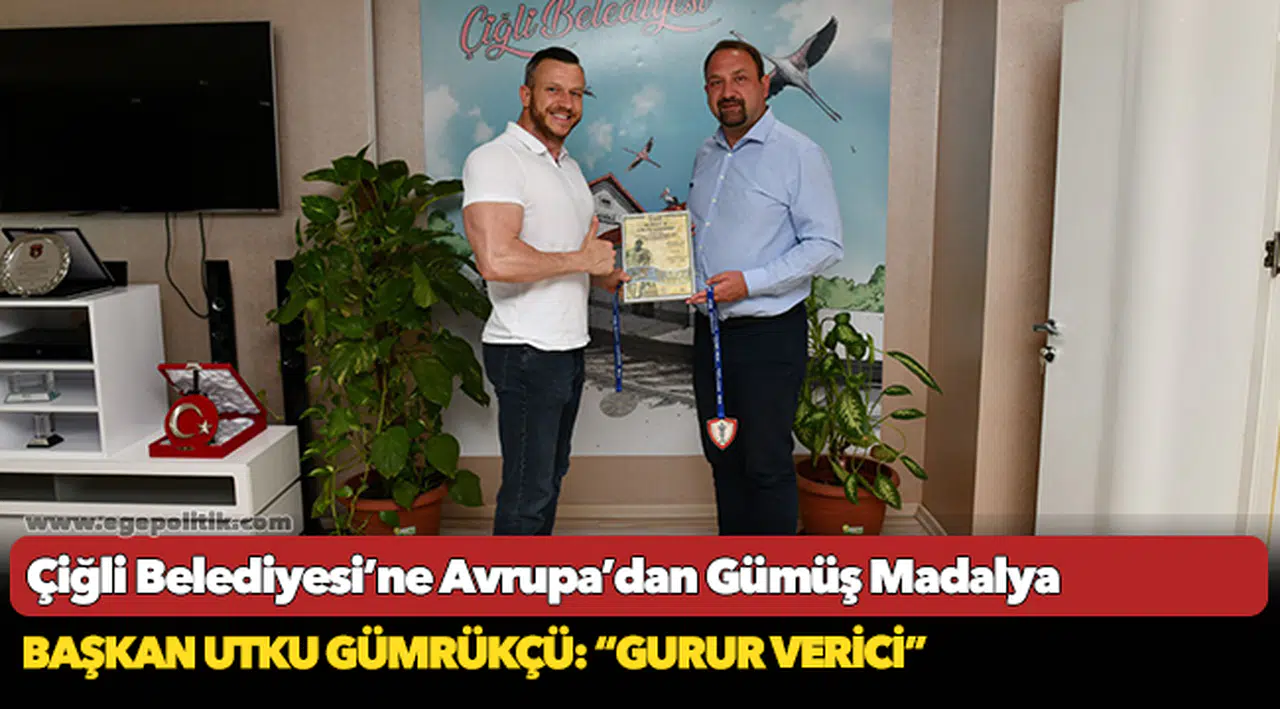 Çiğli Belediyesi’ne Avrupa’dan Gümüş Madalya