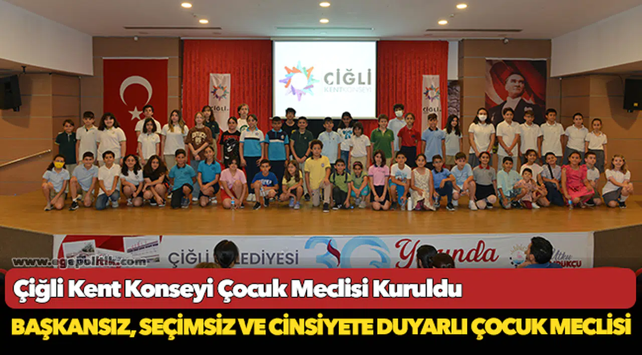 Çiğli Kent Konseyi Çocuk Meclisi Kuruldu