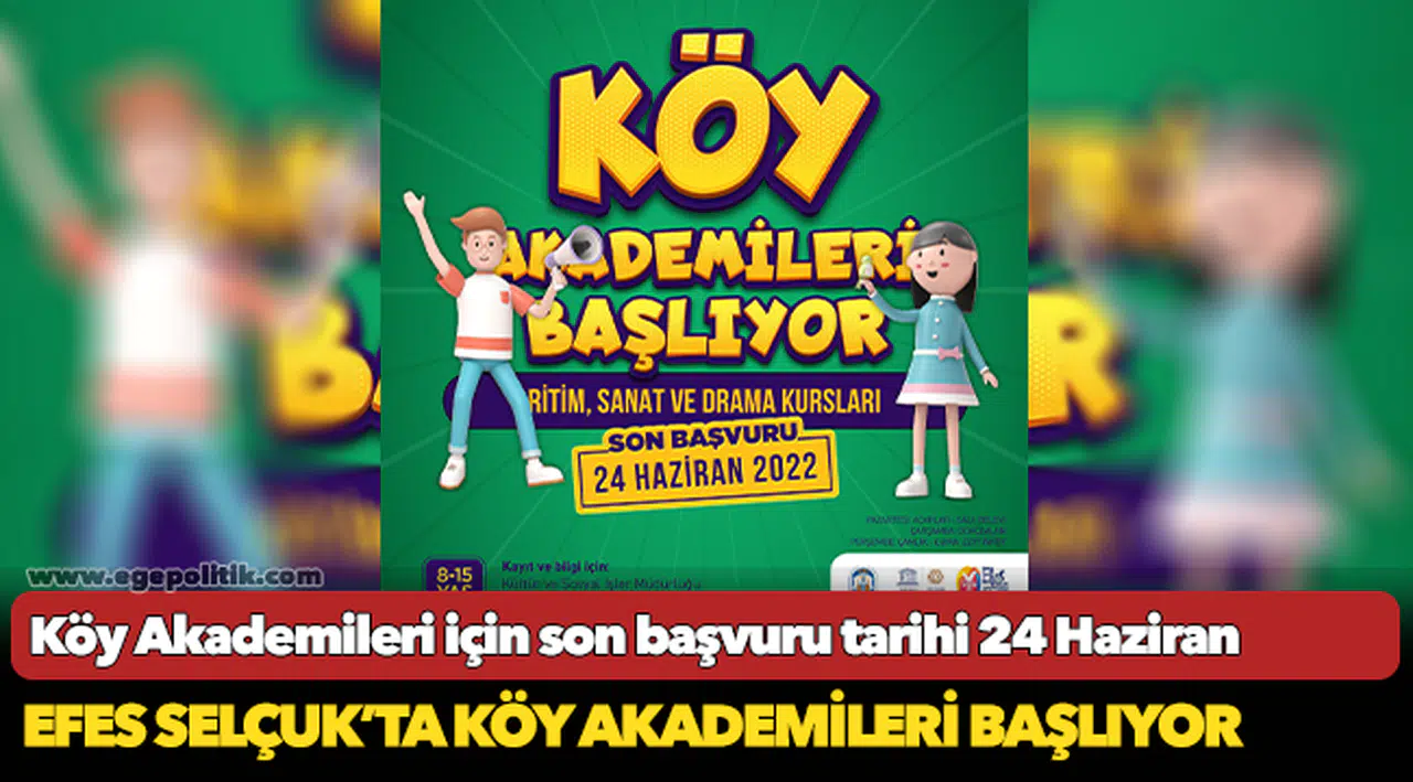Efes Selçuk’ta Köy Akademileri Başlıyor