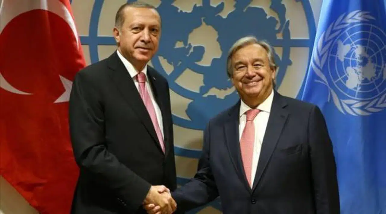 Erdoğan BM Genel Sekreteri ile görüştü