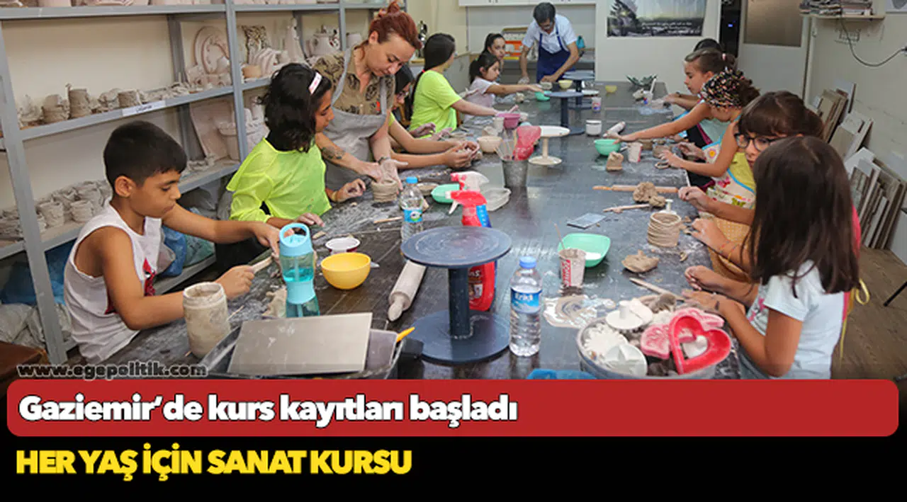 Gaziemir’de kurs kayıtları başladı