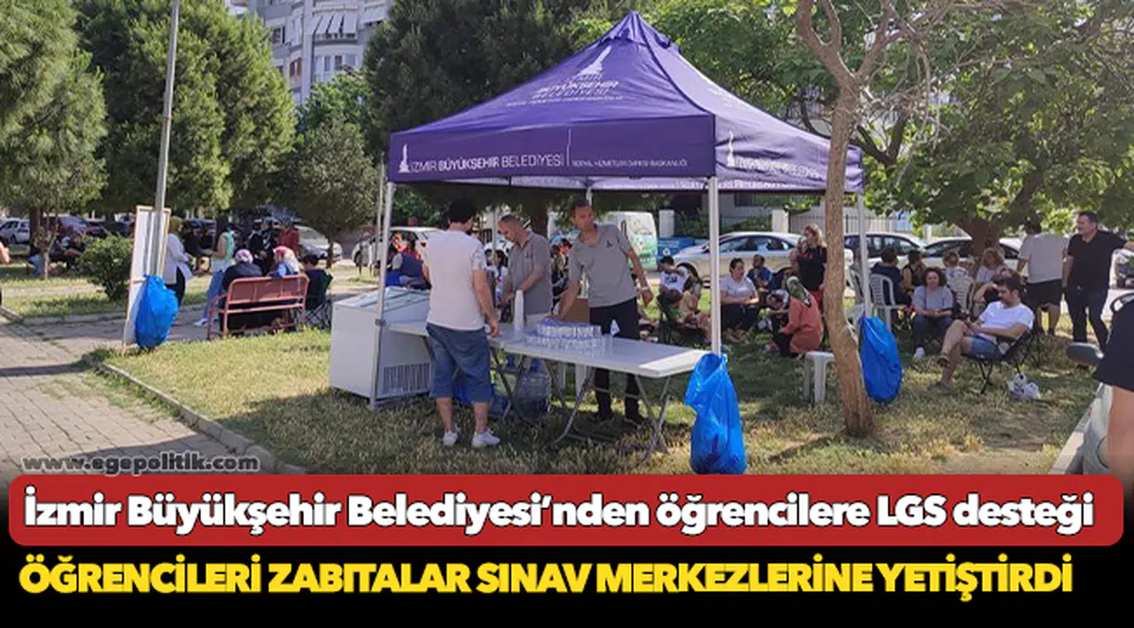 İzmir Büyükşehir Belediyesi’nden öğrencilere LGS desteği