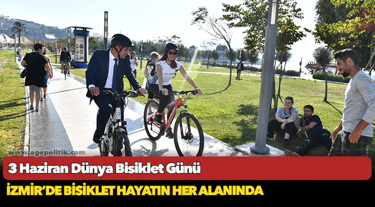 İzmir’de bisiklet hayatın her alanında