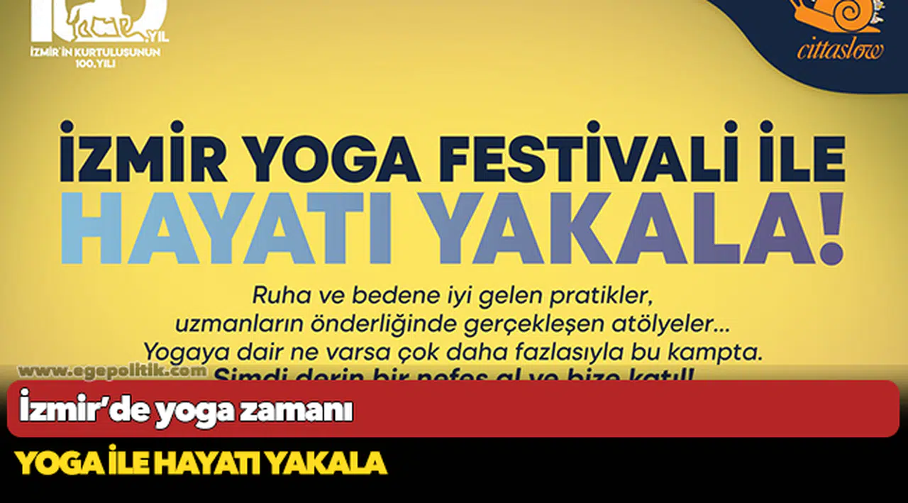 İzmir’de yoga zamanı