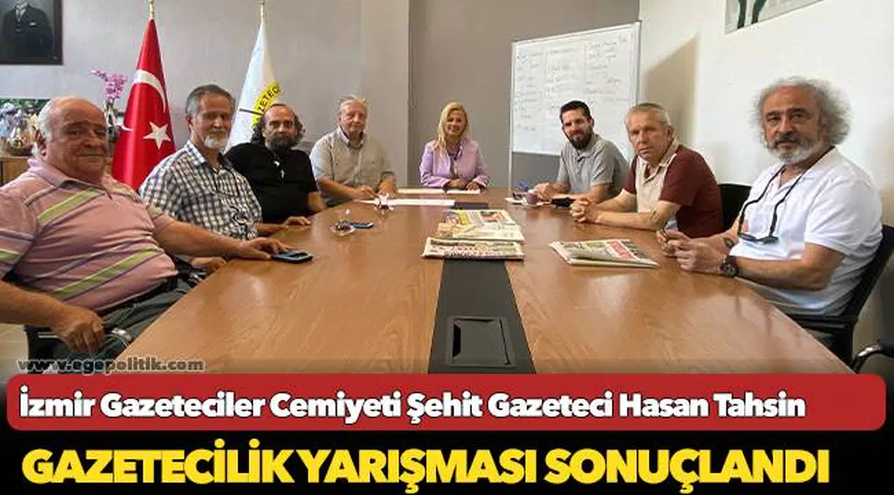 İzmir Gazeteciler Cemiyeti Şehit Gazeteci Hasan Tahsin Gazetecilik Yarışması Sonuçlandı
