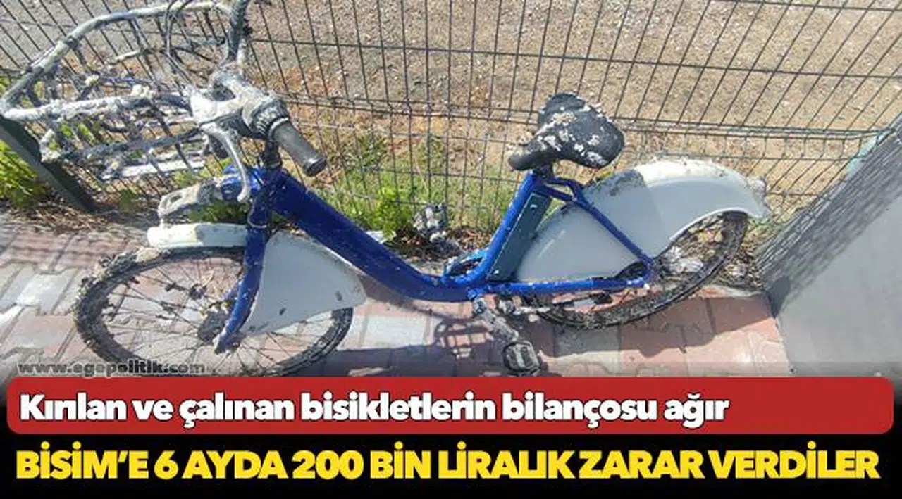 Kırılan ve çalınan bisikletlerin bilançosu ağır 