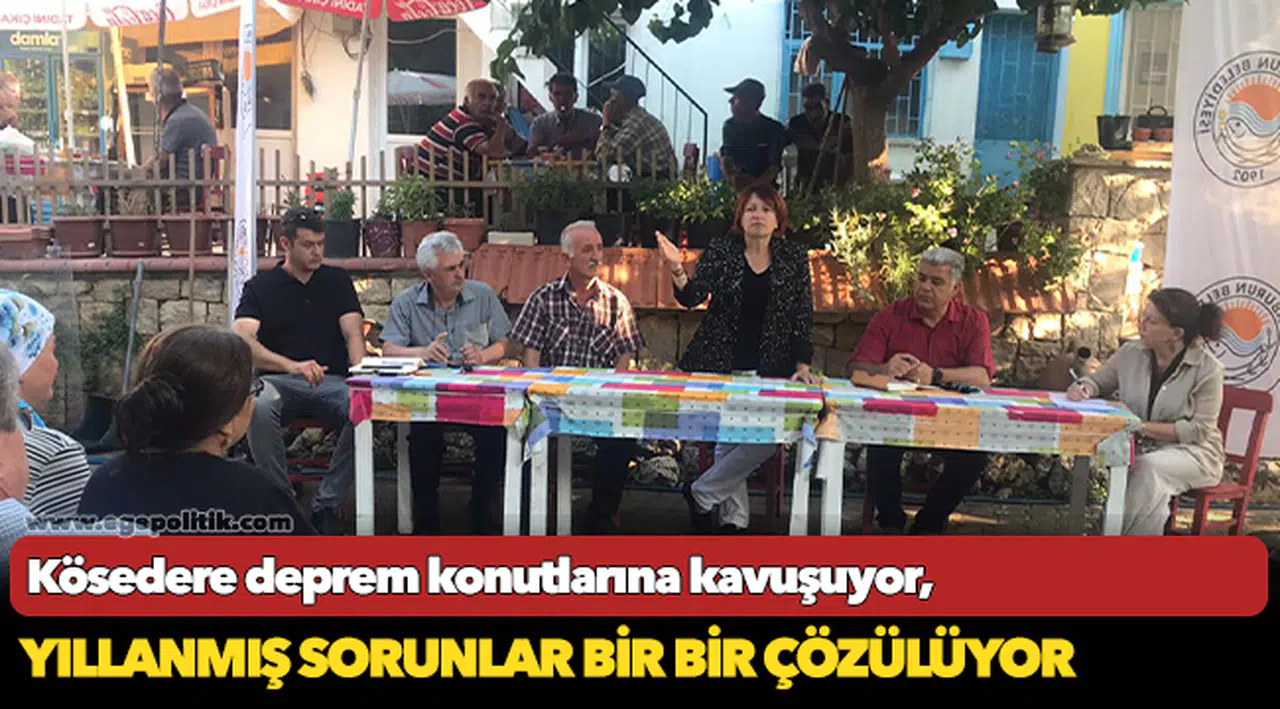 Kösedere deprem konutlarına kavuşuyor,  yıllanmış sorunlar bir bir çözülüyor
