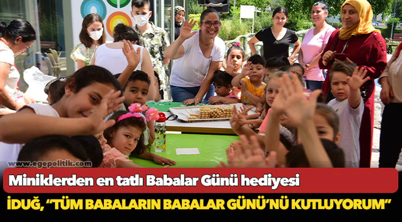 Miniklerden en tatlı Babalar Günü hediyesi