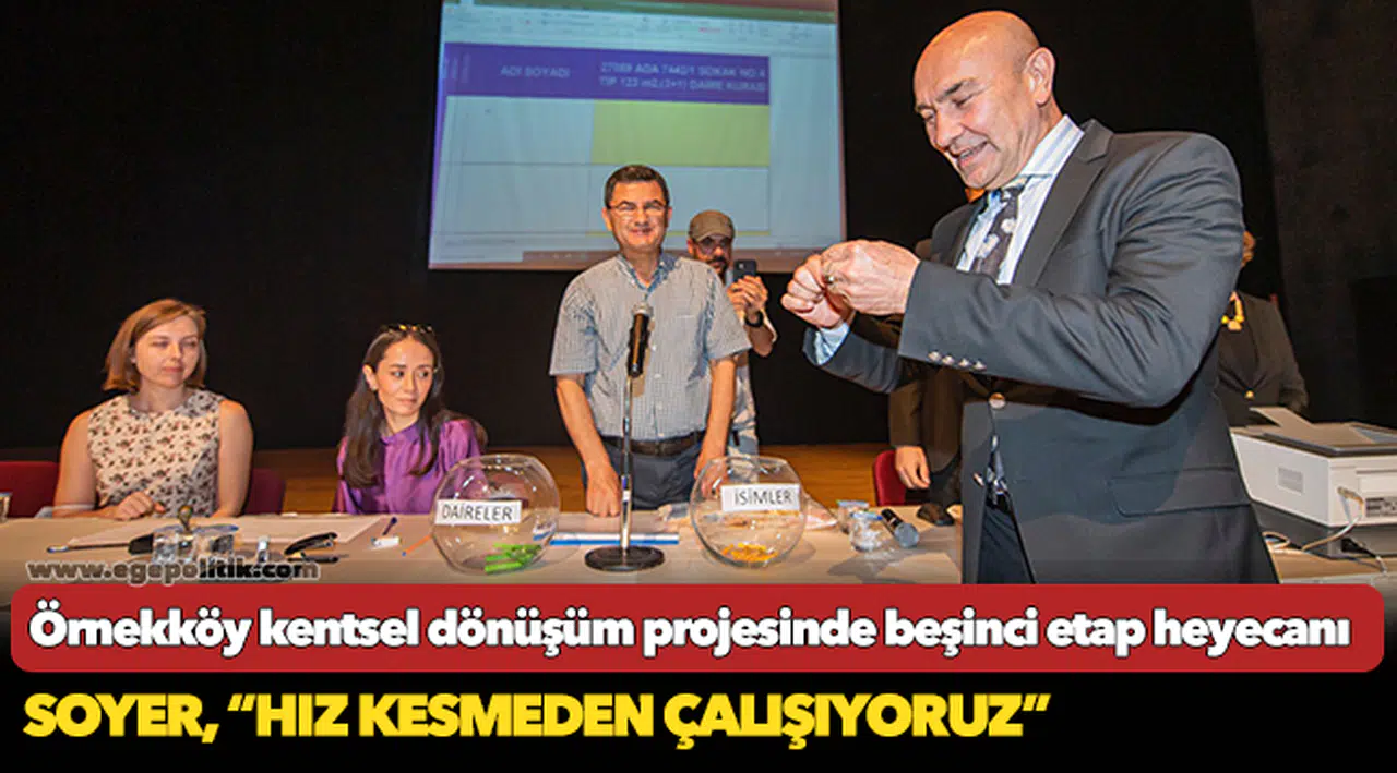 Örnekköy kentsel dönüşüm projesinde beşinci etap heyecanı
