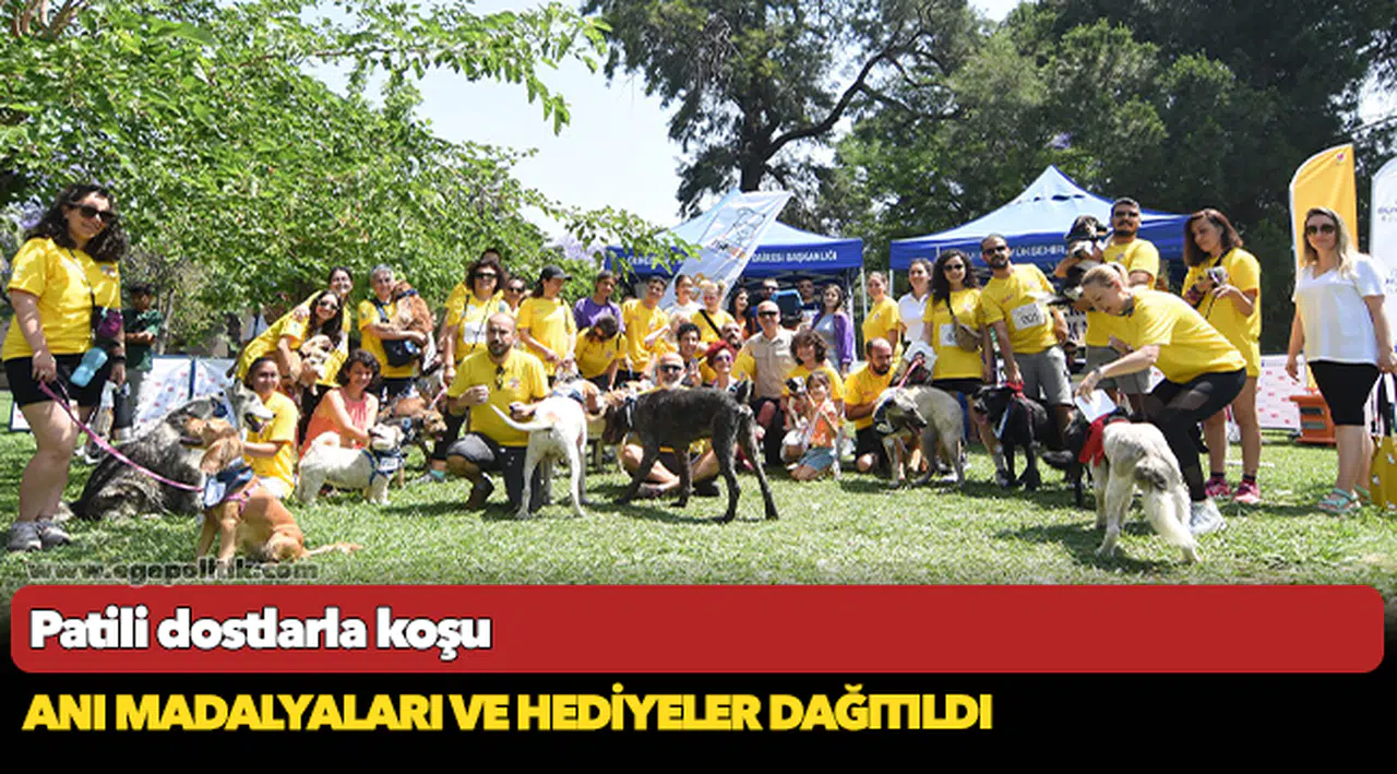 Patili dostlarla koşu