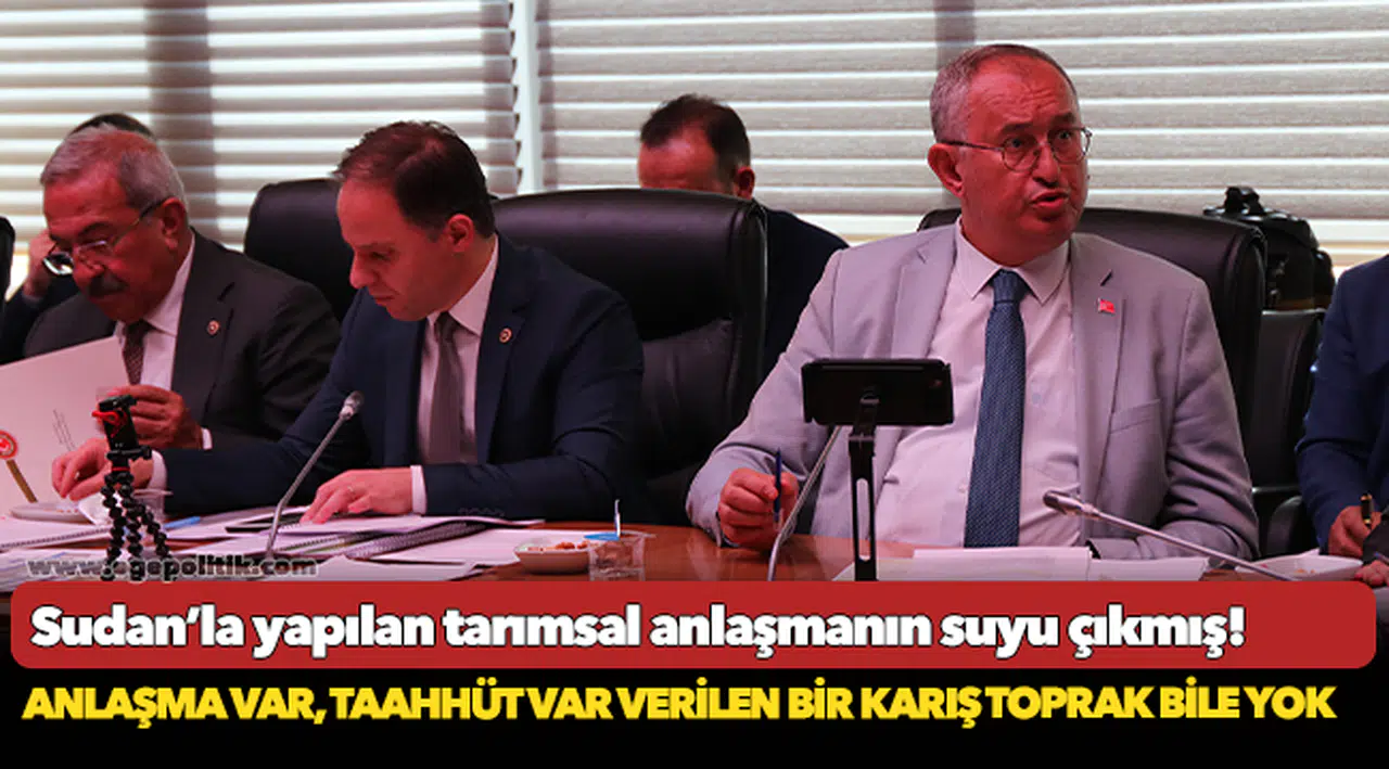 Sertel, "Anlaşma var, taahhüt var verilen bir karış toprak bile yok"