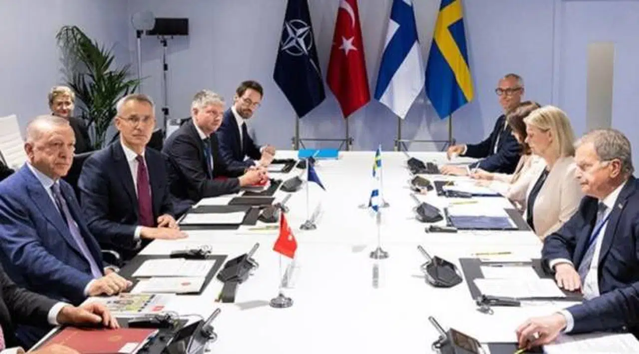 Türkiye-İsveç-Finlandiya ortak bildirisi imzalandı