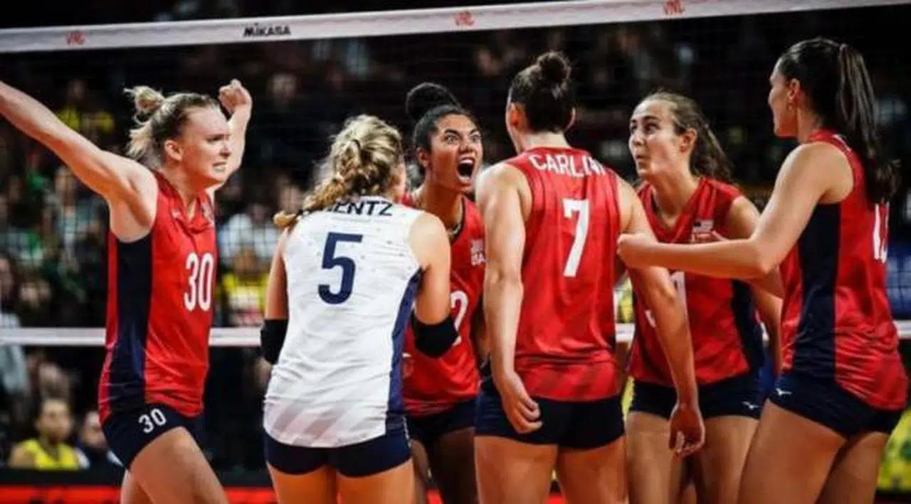 A Milli Kadın Voleybol Takımı Milletler Ligi'nde ABD'ye yenildi